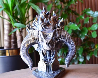 Figurina Balrog stampata in 3D, Statua del Signore degli Anelli, Mostro Fantasy, Decorazione, Regalo Geek, Figura da Collezione, Esposizione da Tavolo, Scultura Artistica Nerd