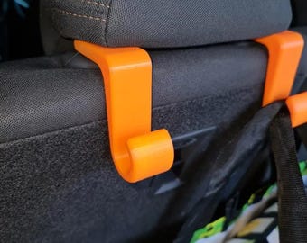 Gancho para reposacabezas de asiento de coche, soporte para bolsa de almacenamiento de vehículo, organizador de accesorios de viaje para interiores, colgador resistente, soporte para bolso de compras