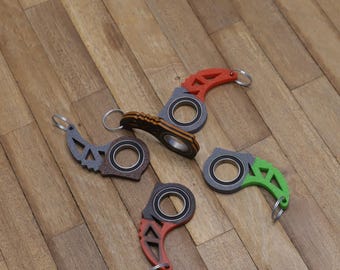 Llavero estilo Karambit: llavero táctico EDC impreso en 3D, un regalo único para los amantes de los cuchillos, un accesorio genial y una herramienta práctica.