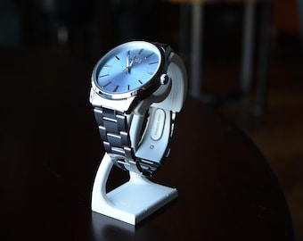 Soporte para relojes – Organizador de escritorio minimalista, expositor de relojes ajustable impreso en 3D, almacenamiento de accesorios para hombre y mujer, idea de regalo.