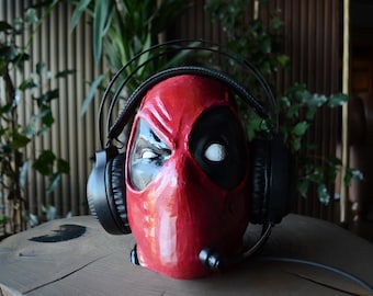 Soporte para auriculares Dapol, impreso en 3D, decoración de Marvel, genial soporte para auriculares, regalo geek para jugadores, escritorios de nerd, exhibición de figuras de cómics