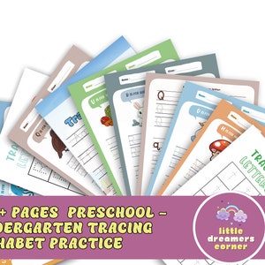 280+ pages Preschool worksheets Learning Alphabet Preschool Kindergarten Handwriting Practice
