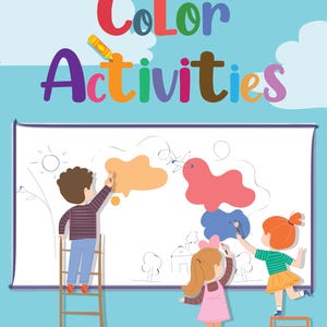 36-Page Color Activities Workbook for Preschool and Kindergarten – Fun Learning Printable