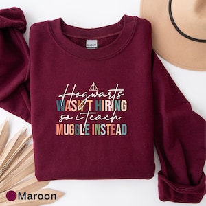 Wizarding School Sweatshirt • HP Sweatshirt • Harry Pottery Sweatshirt • Wizard World Gift • Wizard House Alumni Sweatshirt • Teacher Gift