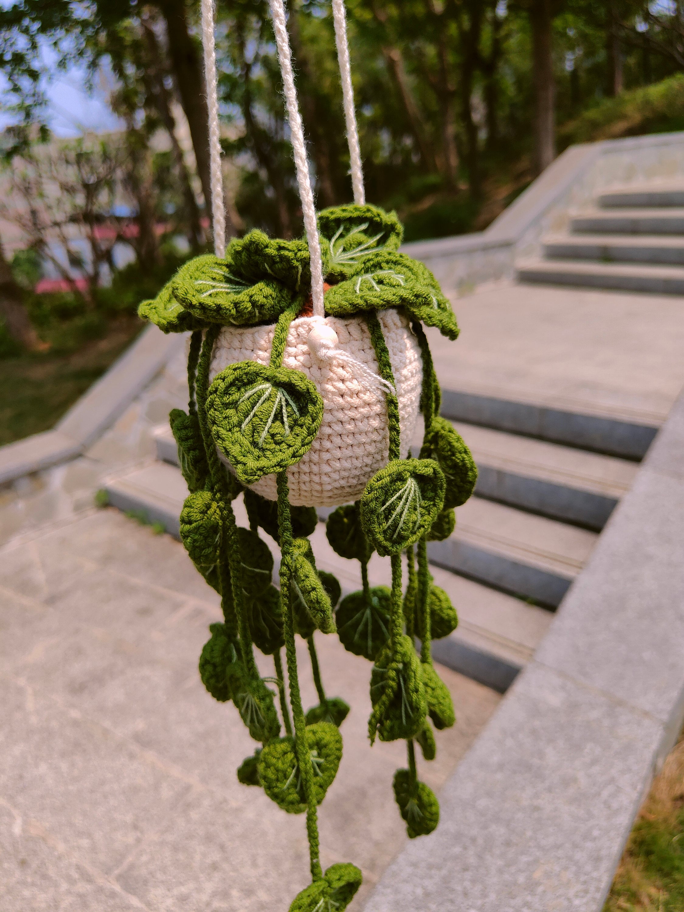 Hanging Plant Crochet Pattern,hanging Basket Crochet,easy Crochet Guide,  Crochet Pattern,diy Crochet Leaf Decor With Free Video Tutorial - Etsy