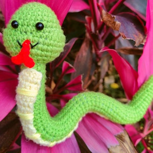 Snake Crochet PATTERN pdf,Crochet Pattern Toy,Amigurumi snake, snake plushie,Crochet Snake,migurumi PDF Tutorial snake, cute snake toy