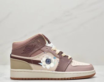 benutzerdefinierte Sneakers handbemalt Air Jordan 1 Sneakers Jordan 1 Unisex Sneakers