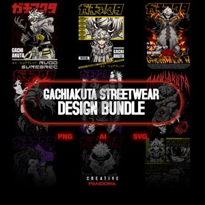 Gachiakuta Anime Vector Art | Streetwear Design PNG SVG AI | Artwork for T-Shirt & Poster