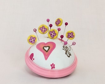 Princess Pincushion Handcrafted, Vintage-inspired Pin Holders, Textile Art Needle Holders, Artisanal Sewing Accessories