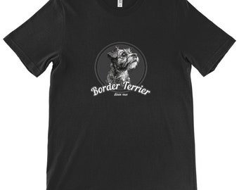 Border Terrier Tee - Black