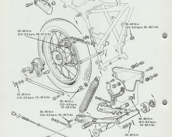 ホンダ XL125S (79-83) 工場修理マニュアル & セットアップ XL 125 S