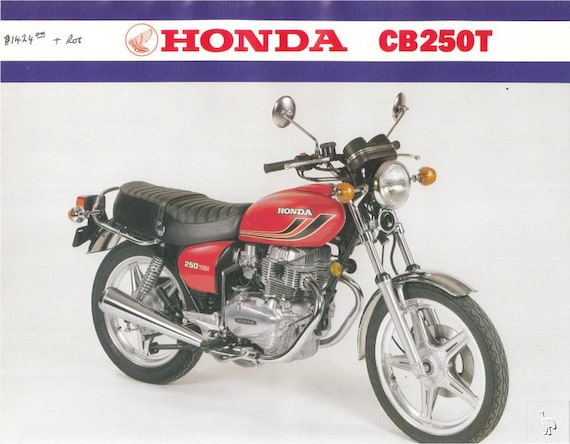 Honda CB250T CB400T (77-78) Shop Repair Manual CB 250 400 T Dream
