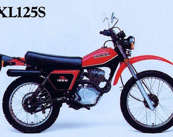 Honda XL125S (79-83) Factory Work-shop Repair Manual & Set-up XL