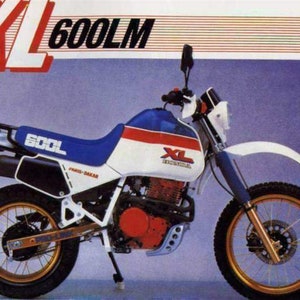 Honda XL600LM (85-86) Verkstadsreparationsmanual XL 600 LM PD04 Dakar