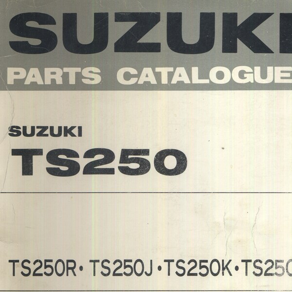 Suzuki TS250 R J K L (71-74) Teile Liste Katalogbuch Handbuch TS 250