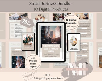 Pacchetto PLR per aziende digitali, modelli Canva, kit per social media (download digitale)
