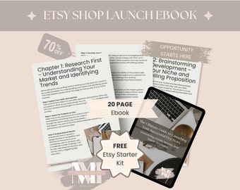 Etsy Shop Launch Guide, Mumpreneur Workbook (Digital Download)