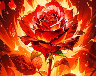 Rosa de fuego y espinas