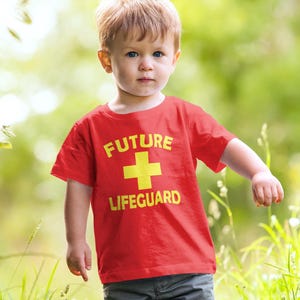 Future Lifeguard Cotton T-Shirt: Beach Vacation Outfit