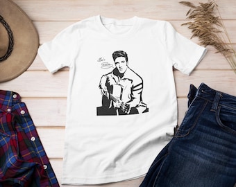Elvis 90s Vintage Shirt, King of Rock T-shirt, Elvis Presley Tee