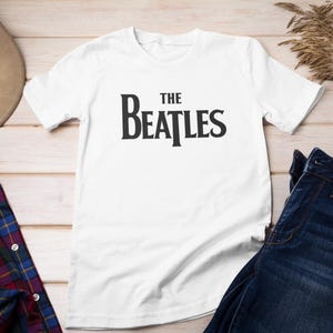 The Beatles Logo Shirt, Beatles Band Shirts, Music Shirts, 90s Vintage Beatles Shirt, The Beatles Fan T-Shirt, Rock Band The Beatles tshirt