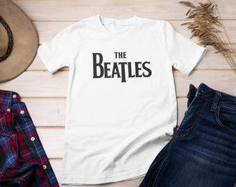 The Beatles Logo Shirt, Beatles Band Shirts, Music Shirts, 90s Vintage Beatles Shirt, The Beatles Fan T-Shirt, Rock Band The Beatles tshirt