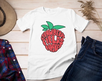 Beatles Strawberry Fields Forever T-Shirt: Retro Music Tee