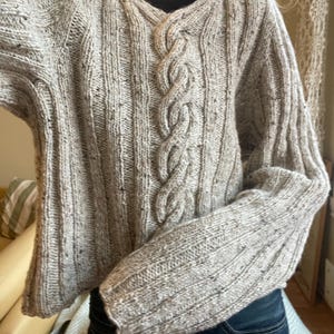 SVIRR SWEATER - englische Strickanleitung