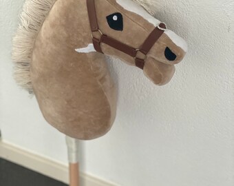 Cool fjord hobby horse hobby horse. Luxury halter and stick included. Hobbyhorse has mohair mane!! Extra soft.