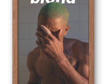 Frank Ocean Blonde Blond Music Poster Vintage Room Decor Wall Decor