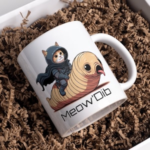 Dune Meow'Dib Coffee Mug, Dune Coffee Mug, Pun Coffee Mug, Funny Coffee Mug, Best Selling Mug
