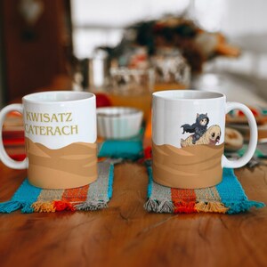 Dune Kwisatz Caterach Ceramic Mug, Funny Cat Mug, Dune Movie Mug, Pun Mug, Best Selling Mug, Sandworm Mug