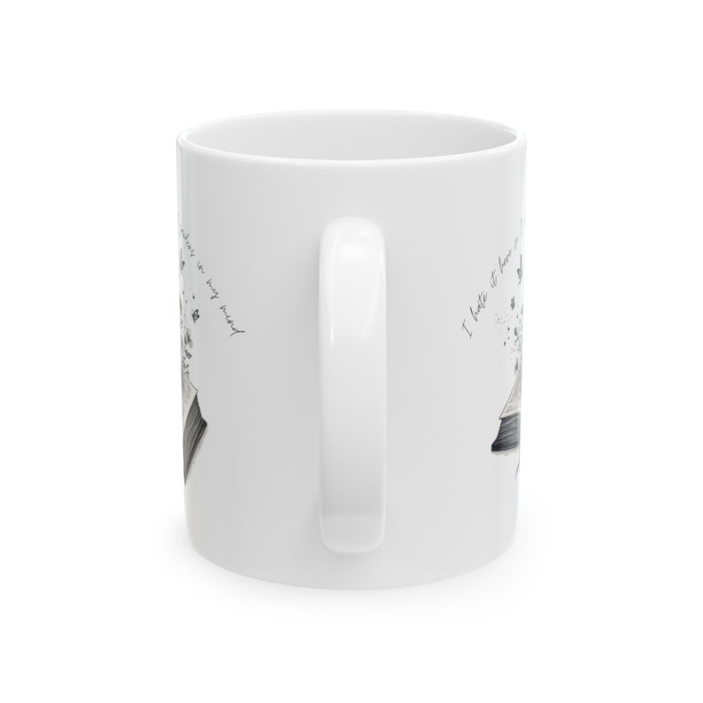 Secret Garden Book Mug: Tortured Poets Lyrics Coffee Cup image 4