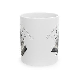 Secret Garden Book Mug: Tortured Poets Lyrics Coffee Cup image 3
