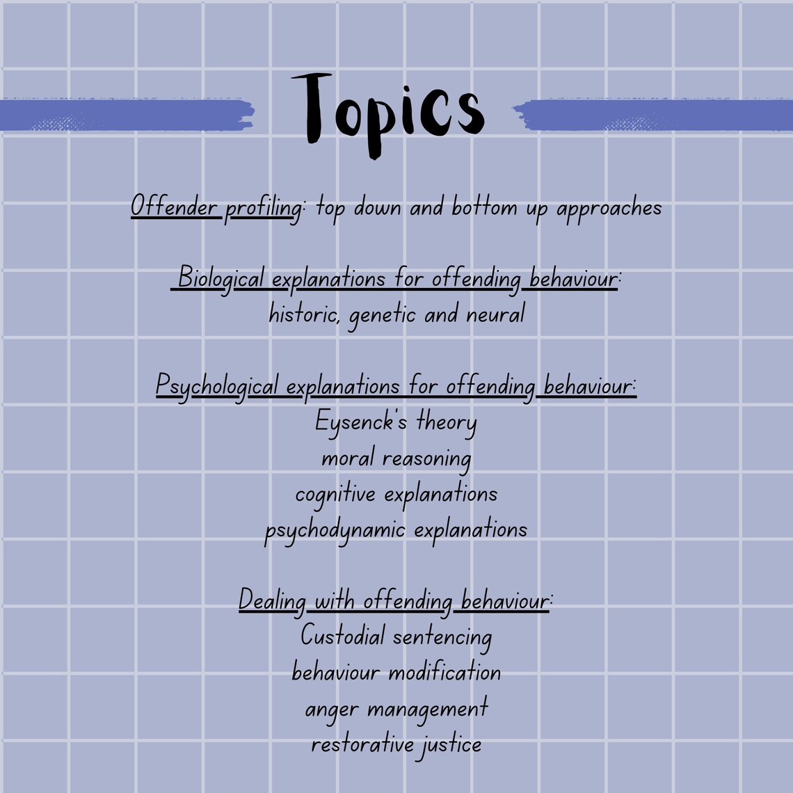 Handwritten Forensic Psychology Notes | AQA A Level Psychology ...