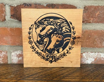 Pharaoh's Horses Flash Wall Decor