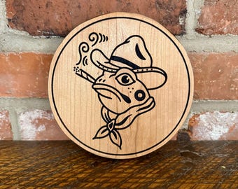 Sheriff Frog Flash Wall Decor