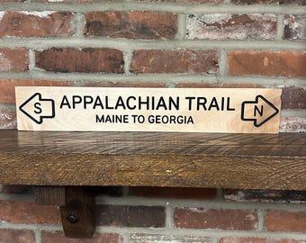 Appalachian Trail sign - Maple