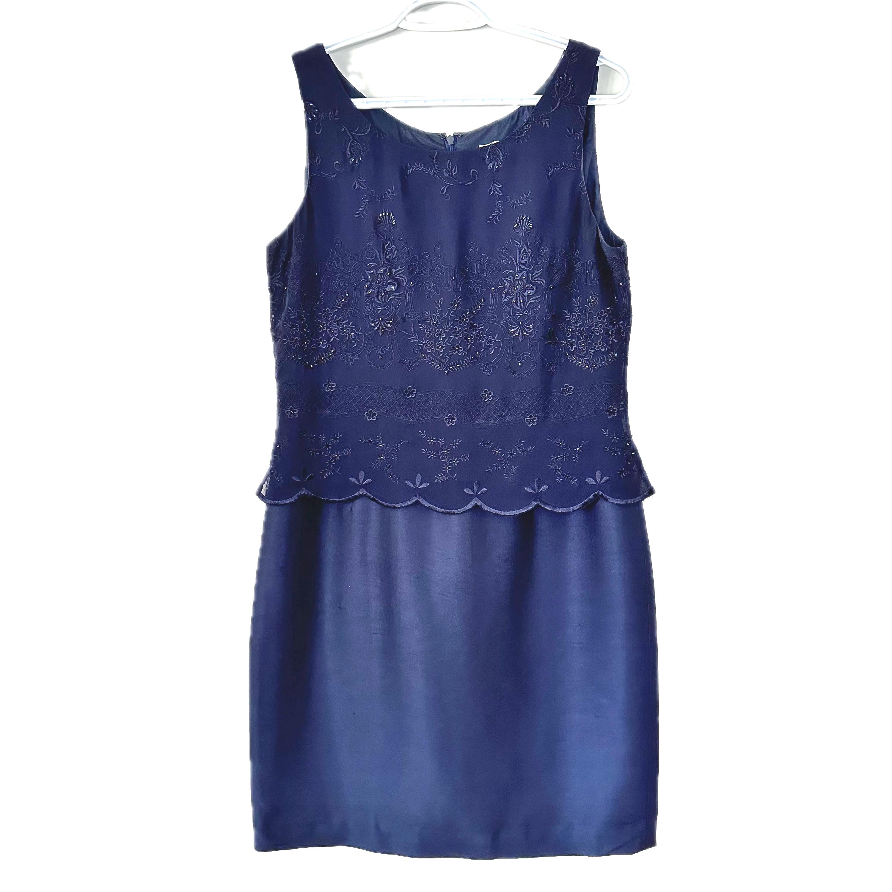 Adrianna Papell Beaded Dress - Etsy Canada