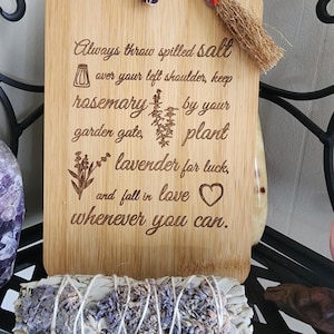 Practical Magic Individual Charcuterie Board, Cutting Board: Witch Kitchen Decor