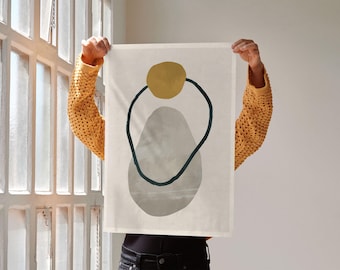 Scandi Nordic Minimalist Art Print Poster, Pebbles 07, Modern Abstract Print, Nordic Wall Art, Scandinavian Print, Nordic Home Decor