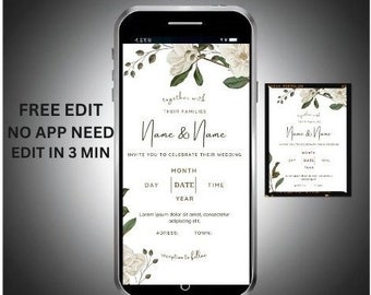 Magnolia Wedding Invitation