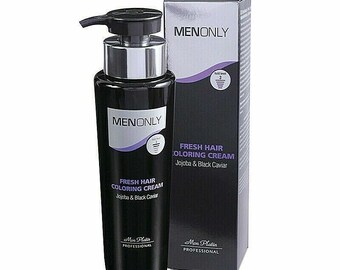 Mon Platin Professional Fresh Concealing Gray Hair Coloring Cream For Men 250ml