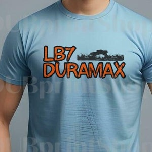 LB7 Duramax DTF Transfer. Ready to Press. LB7 Duramax Shirt. Duramax DTF Print. Chevrolet LB7 Duramax.