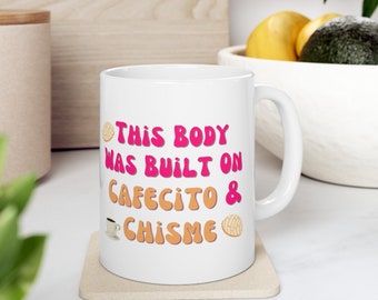 Cafecito & Chisme Conchas Ceramic Mug, (11oz, 15oz)