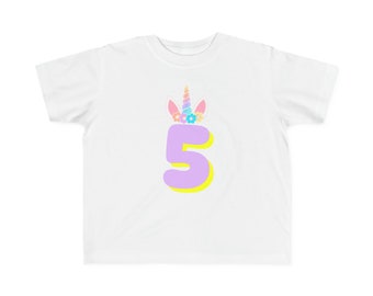 T-shirt 5e anniversaire - Licorne