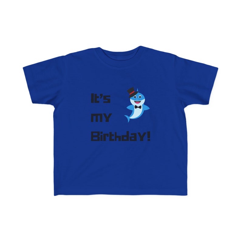 T-shirt anniversaire bébé requin image 6
