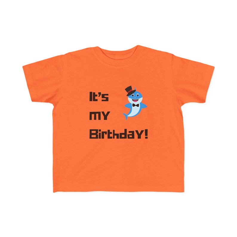 T-shirt anniversaire bébé requin image 3