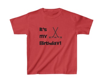 T-shirt d'anniversaire de hockey