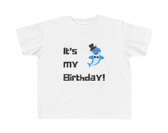 T-shirt compleanno baby squalo